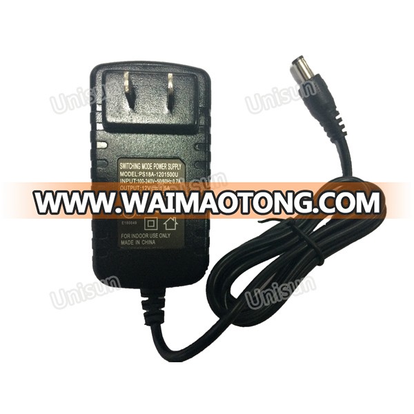 Spare 12V 1.5A 18W Us Standard AC Power Adapter