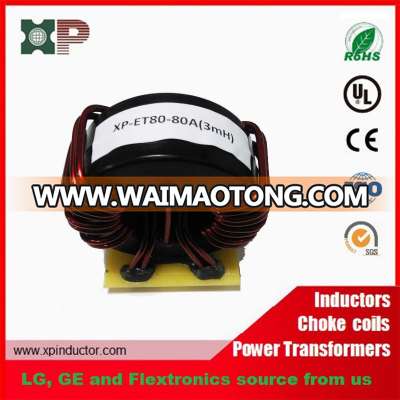 Amorphous Common Mode Inductor/ High Inductance High Current Power Inductor