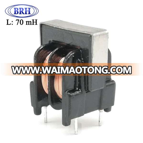 China supplier common mode choke copper wire line filter inductor UU16 70mh